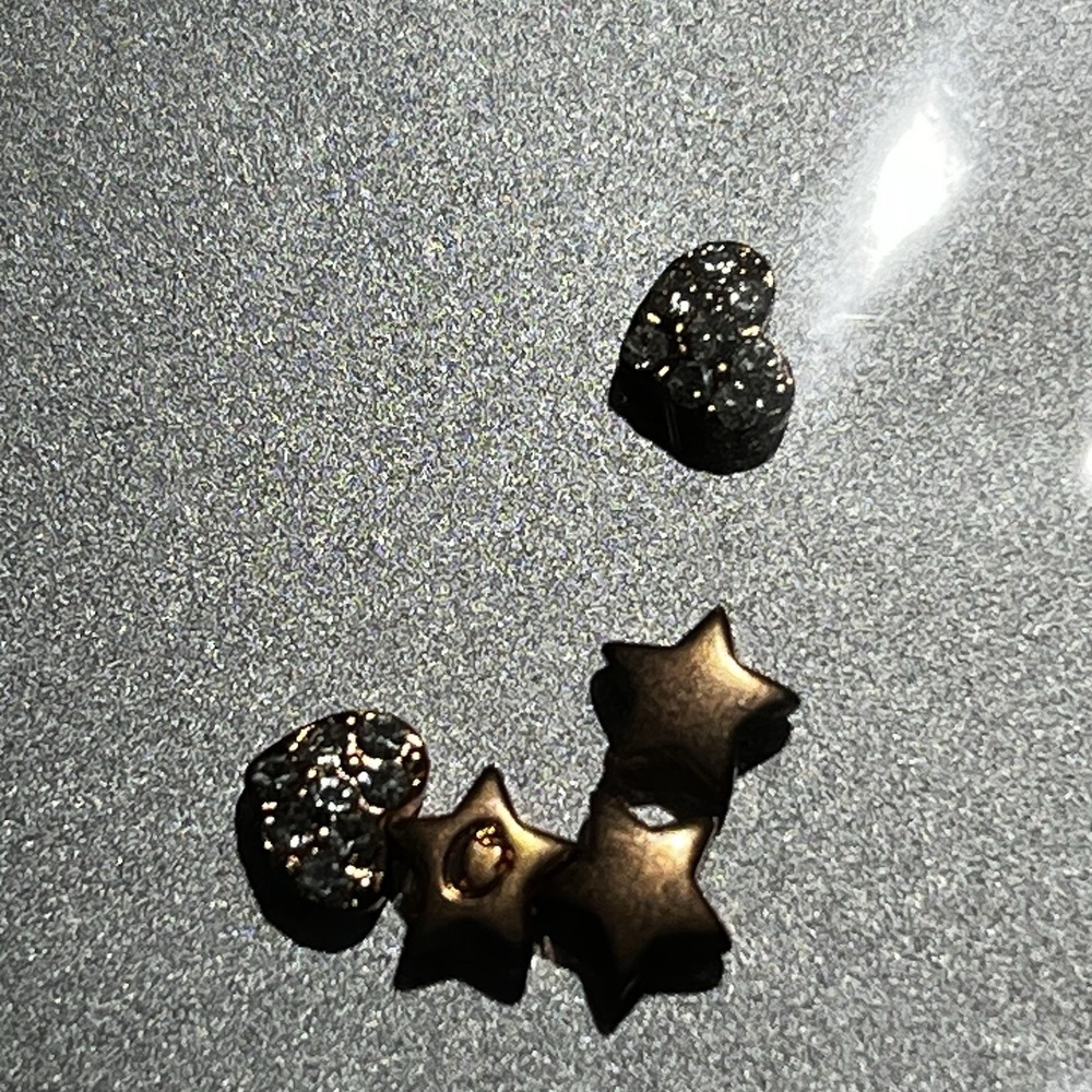 Origami Owl Jewelry  - 5 Rose Gold Floating Charms-Hearts & Stars